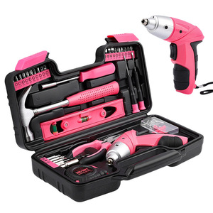 Destornillador eléctrico recargable Wan Shu, juego de 112 piezas con luz LED para kit de herramientas de reparación del hogar - Product Image 4