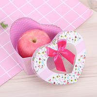 Caja de Regalo Laminada en Forma de Corazón, Estilo Coreano, Ecológica, Hecha con Materiales Reciclados, Portátil, Personalizable, Linda, para Nochebuena, Creativa
