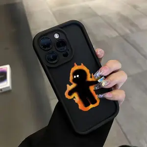 Jyd Hot Selling Flame Minion Pattern Anti Drop 492 Tpu Telefoon Case Voor Iphone 11 12 13 14 15 15pro 15Promax