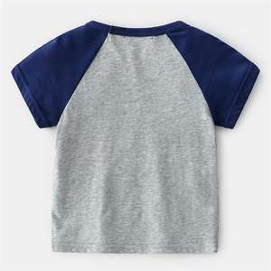 Ropa al por Mayor para Niños Coreanos, Camiseta de Algodón con Diseño de Auto, de Fábrica China - Product Image 4