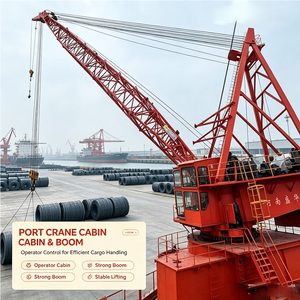 Grue à <span class=keywords><strong>m</strong></span>ât Shenghua, hauteur de levage 30 <span class=keywords><strong>m</strong></span>, moteur électrique triphasé AC 380V pour travaux de manutention de marchandises en quai et en ponton - Product Image 1
