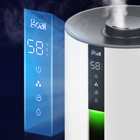 Humidificateur d'air ultrasonique 3,5 L à vente chaude, diffuseur d'arômes, boutons de commande tactiles, écran LCD, installation sur table électrique, PP