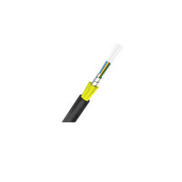 Câble de distribution FTTH en fibre optique blindé en fil d'acier spiralé pour intérieur, 4 cœurs, gaine Kevlar à isolation serrée, gaine LSZH, G652D