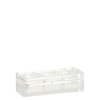 Palette d'ombres à paupières 3 couleurs plastique transparent complet blush vide sur étui compact emballage