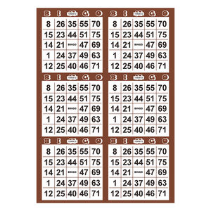 <span class=keywords><strong>BINGO</strong></span> Numéros CARTE impression numérique couleur taille conception échantillon <span class=keywords><strong>gratuit</strong></span> imprimable jeu de <span class=keywords><strong>bingo</strong></span> ensemble cartes de <span class=keywords><strong>bingo</strong></span> impression - Product Image 3