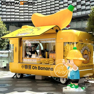 Thực phẩm Xe nước trái cây thanh di động Hot Dog Ice Cream cà phê xe tải Airstream xe tải Trailer với trang bị đầy đủ - Product Image 4