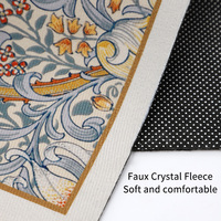 Tapis de décoration intérieure de luxe Tapis avec logo personnalisé Tapis de cafetière facile à nettoyer pour comptoirs