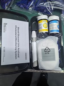 Fast Accurate 3 in 1 Multifunction Blood Glucose Uric Acid <strong>Cholesterol</strong> Monitor <strong>Home</strong> Care Digital Analyzer <strong>Kit</strong> - Product Image 3