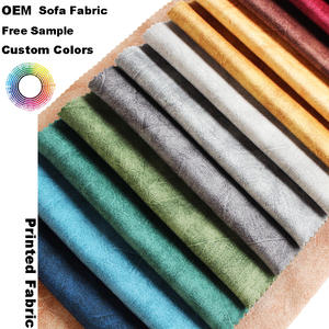 أقمشة كنبات مخملية فيلور وفلبوا للمنسوجات المنزلية، بتصاميم جديدة، قماش كنبات مطبوع بظهر TC، قماش إيطالي - Product Image 1