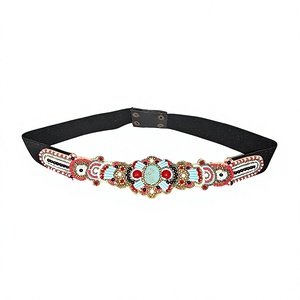 Ceinture ethnique perlée faite à la main, élégante broderie, accessoire de mode pour femmes, décoratif, au prix le plus bas par SHAAD HANDICRAFT - Product Image 1