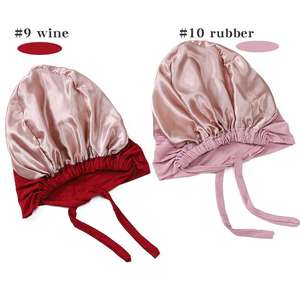 <span class=keywords><strong>Bonnet</strong></span> Chapeau <span class=keywords><strong>Sous</strong></span> <span class=keywords><strong>Hijab</strong></span> Personnalisé avec Cordon à <span class=keywords><strong>Nouer</strong></span>, Couleur Unie, <span class=keywords><strong>Sous</strong></span>-<span class=keywords><strong>Hijab</strong></span> Turban Doublé Satin Soie pour Femme - Product Image 6