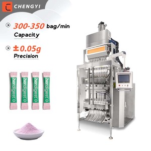 Machine d'emballage automatique VFFS haute précision pour poudre de probiotiques, 3 à 12 voies, pour sachets en papier/feuille d'aluminium - Product Image 1