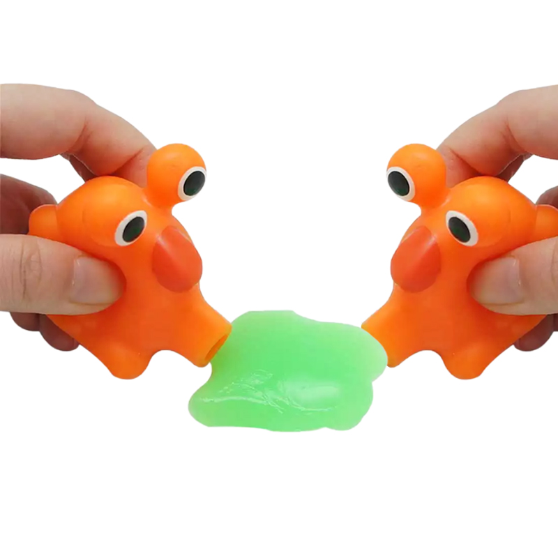 Милые рождественские игрушки монстр-рвота на заказ, игрушки для снятия стресса для детей