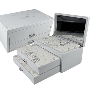 Rỗng Advent Lịch 12 Ngăn Kéo Màu Hồng Tùy Chỉnh In Ấn Giấy Hộp Quà Tặng Sang Trọng Bao Bì Đồ Trang Sức Advent Lịch Hộp - Product Image 5