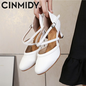 Phụ Nữ Của Khiêu Vũ Latin Giày Cho Hiện Đại <span class=keywords><strong>Tango</strong></span> <span class=keywords><strong>Waltz</strong></span> & Phòng Khiêu Vũ Mềm Duy Nhất Dép Bên Thân Thiện - Product Image 6