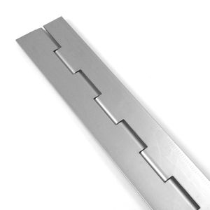 A110006 SKU Charnière de barre en acier inoxydable 1980 mm Longueur 60 mm Largeur 2.0 Épaisseur 6 broches sans trous en plastique aluminium - Product Image 2