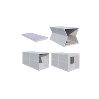 Chine Livraison bon marché Portable Pliant Pliable Extensible Flat Pack Living Ready Made Mobile Container House