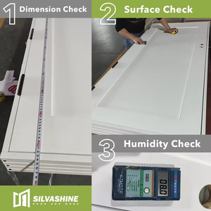 Puerta Interior de Diseño de Una Sola Hoja 2024, 30x80 Pulgadas, Núcleo Hueco Moldeado, Color Blanco Imprimado, para Casas - Product Image 5