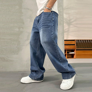Pantalones Vaqueros Ligeros de Estilo Casual para Hombre, Corte Recto y Holgado, Cómodos, Pantalones Anchos para Hombre, Nueva Llegada - Product Image 5