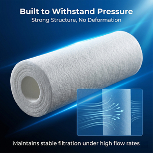 Elemento Filtrante de Polipropileno Soplado por Fusión CLANDE de 10 Micras, 10-40 Pulgadas, 250 LPH para Sistema de Agua por Ósmosis Inversa - Product Image 4