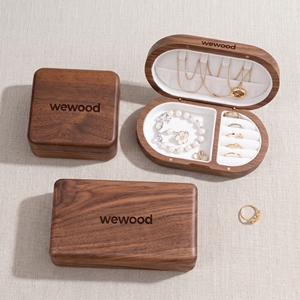 Engraved Personalized Wooden Jewelry <b>Box</b>, <b>Bridesmaid</b> Proposal Gift, Bridal Party Favor, Travel Jewelry Case for Wedding Gifts - Product Image 1
