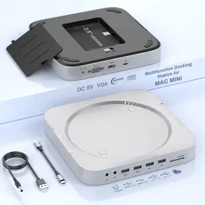<span class=keywords><strong>Hub</strong></span> USB C con Carcasa para Disco Duro SATA sin Herramientas para <span class=keywords><strong>Mac</strong></span> <span class=keywords><strong>Mini</strong></span> <span class=keywords><strong>M1</strong></span>, Estación de Acoplamiento - Product Image 1