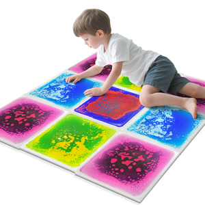 Sản Phẩm Tự Kỷ  Thảm Cảm Giác Gạch Lát Sàn Chất Lỏng Giáo Dục Giảm Căng Thẳng Lo Âu Thiết Kế Thảm Dung Nham Sàn Gel Cho Tự Kỷ - Product Image 1