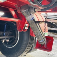 Nouvelle semi-remorque surbaissée à benne arrière 3 essieux en acier de haute qualité, personnalisable, 60-100 tonnes, pneus 12R22.5 – Vente chaude directe usine