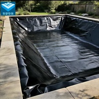Géomembrane HDPE lisse/texturée pour bassins d'eau pluviale 0,8 mm-2,0 mm Gestion des eaux urbaines Contrôle des inondations Contrôle de l'érosion