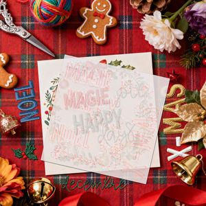 刺繍ステンシルキット 手作り DIY クロスステッチ 手芸 PET素材 縫製愛好家向け DIYクラフト - Product Image 5