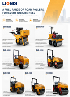 Compacteur routier 1 tonne, 2 tonnes, 3 tonnes, mini-compacteur vibrant à tambour simple ou double pour le compactage de l'asphalte et du sol