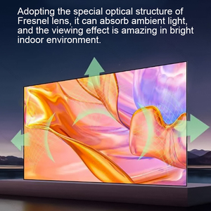 Top Fresnel 5.0 Pro Alr Màn Hình Chiếu 120Inch Khung Cố Định Ánh Sáng Môi Trường Xung Quanh Từ Chối Tốt Nhất Cho Bình Thường Máy Chiếu <span class=keywords><strong>4K</strong></span> HD 1Cm Bezel - Product Image 4