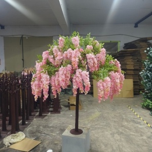 <span class=keywords><strong>Arbre</strong></span> artificiel en soie lilas <span class=keywords><strong>rose</strong></span> pour les décorations de mariage, la Saint-Valentin, Halloween, écologique, utilisation intérieure/extérieure - Product Image 6