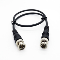 CCTV Video Cámara DVR Macho a macho BNC Conector Cable coaxial RG59 BNC 75 Ohm BNC Cable coaxial