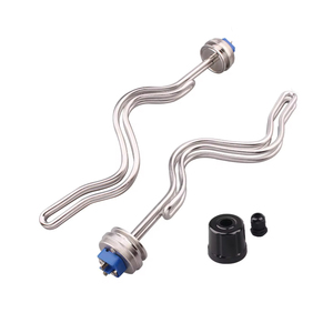 220V Elemento calefactor de inmersión Bobina tubular Calentador de cobre de agua solar con tornillo de cobre - Product Image 6