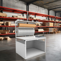Banc de travail professionnel Bodur en acier laminé à froid personnalisable avec étagère supplémentaire, plateau de table W1200xD940mm, emballage logistique d'usine facile