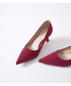 Zapatos <span class=keywords><strong>de</strong></span> tacón alto ajustados <span class=keywords><strong>de</strong></span> gran tamaño, nuevos zapatos <span class=keywords><strong>de</strong></span> mujer <span class=keywords><strong>de</strong></span> Color sólido <span class=keywords><strong>de</strong></span> ante negro, ZAPATOS <span class=keywords><strong>DE</strong></span> TRABAJO <span class=keywords><strong>DE</strong></span> MODA puntiagudos, zapatos <span class=keywords><strong>de</strong></span> <span class=keywords><strong>azafata</strong></span> - Product Image 5