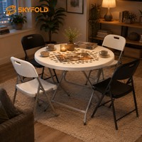 Tables hautes en plastique robustes pour usage commercial en gros