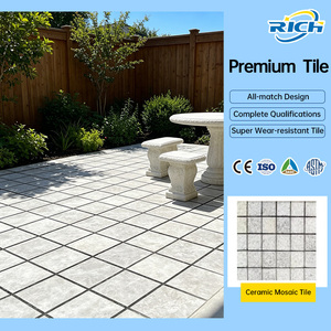 Prix d'usine abordables, carreaux de mosaïque en céramique modernes et durables pour murs et sols de salle de bain, piscines et hôtels - Product Image 1