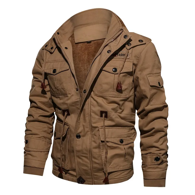 Newest Designer Regular Sleeve Casual Heated Fleece Windbreaker Motorcycle 100%Cotton Denim Winter Plus Size Men's Jackets