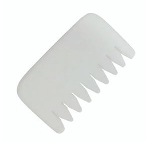Peigne en jade blanc Xiuyan sculpté à la main pour le soin du cuir chevelu, stimulation des points d'acupuncture, planche Gua Sha, pierre de massage – Vente en gros, OEM disponible - Product Image 1