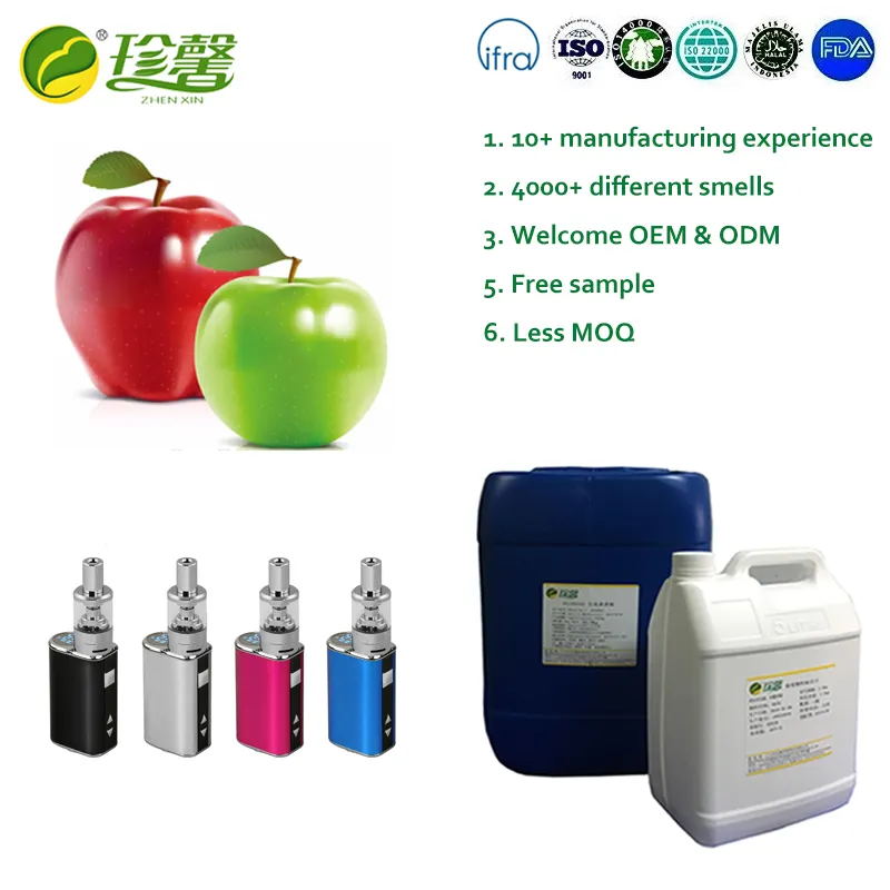 Base di PG doppio di apple aroma concentrato e sapore liquido vape sapore
