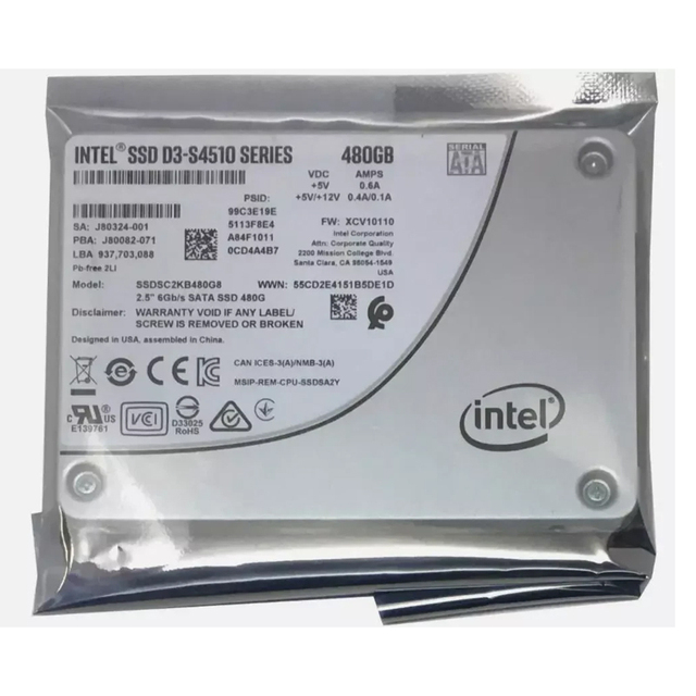 S4520 M.2 480G Solid State Drive SATA 6Gb Server SSD SSDSCKKB480GZ1Z