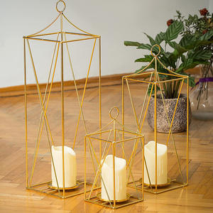 Bougeoir en métal personnalisé pour mariage à la maison décorations de table de Noël bougies chauffe-plat décor à la maison <span class=keywords><strong>colocation</strong></span> ensemble de 3 pièces - Product Image 1