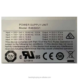 Redresseur de télécommunications R4830G1 Alimentation à découpage 2000W 48V Module avec entrée 100-240V et autonomie de 2 minutes pour la communication - Product Image 2