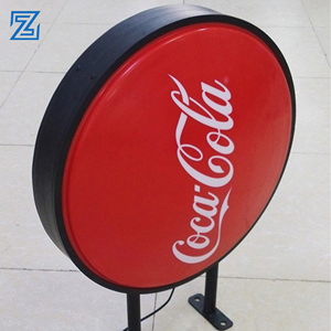 Enseigne lumineuse en acrylique LED ronde <span class=keywords><strong>vierge</strong></span>, fabrication chinoise, thermoformage sous vide, publicité extérieure, enseigne de magasin - Product Image 4