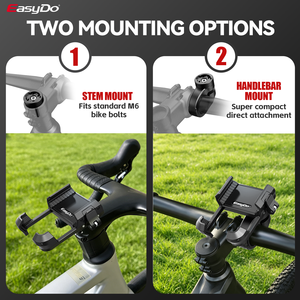 Support de téléphone pour vélo de route EasyDo, support de téléphone en aluminium pour vélo de route et <span class=keywords><strong>VTT</strong></span> - Product Image 2