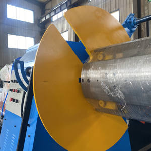 5 톤 유압 금속 스트립 Uncoiler 아연 도금 강철 코일 Decoiler 자동차 Ag 패널 uncoiler 지붕 타일 성형 기계 - Product Image 2