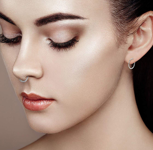 Anillos <span class=keywords><strong>para</strong></span> la nariz con clip indio <span class=keywords><strong>para</strong></span> mujer, <span class=keywords><strong>piercing</strong></span> <span class=keywords><strong>para</strong></span> nariz, oreja y labio, barato - Product Image 3