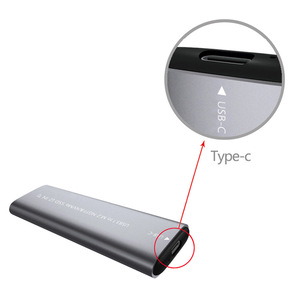 ShuoLe <b>M.2</b> <b>Ssd</b> Enclosure Usb3.1 Type C Ngff Nvme Aluminum Case For External Hard Drive - Product Image 3